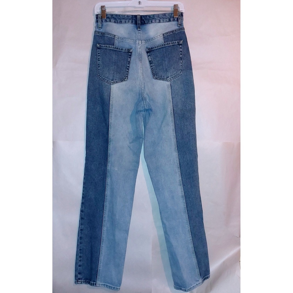 Pacsun Women's Eco Two-Tone '90s Baggy Boyfriend Jeans Sz 27 Light & Medium Wash - Picture 11 of 14